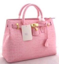 pink LV Pink Birkin, Pink Hermes, Dream Purse, Pink Alligator, Designer Things, Pink Bags, Pink Handbag, Fav Color, Mk Handbags