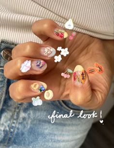 Uñas Summer, Vibrant Nail Designs, Summer Vacation Nails, Summer Aesthetics, Funky Nail Art, Cherry Nails, Vibrant Nails, Classy Acrylic Nails