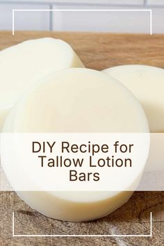 Keep your skin soft and hydrated with this easy Tallow Lotion Bar Recipe! 🧴 Made with nourishing, all-natural tallow and your favorite essential oils, these bars are perfect for deeply moisturizing dry or sensitive skin. Simple to make at home and free from harsh chemicals, they’re a must-have for your skincare routine. Pin this recipe now to create your own luxurious lotion bars and enjoy smooth, glowing skin every day! Lip Butter Diy, Diy Tallow, Solid Lotion Bar Recipe, Make Your Own Lotion, Diy Lip Mask, Chapstick Recipe, Tallow Lotion, Lotion Bar Recipe, Lotion Bars Diy