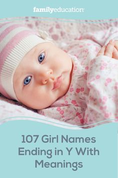 These unique girl names ending with y are perfect for your baby girl. Pick a girl name that ends in Y you love! #girlnames O Names For A Girl, Names With Ann In Them, Names Ending In Ie Or Y, Names With Ella In Them, Trendy Girl Names, L Baby Girl Names, Popular Baby Girl Names, List Of Girls Names, Old English Names