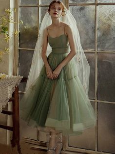 A-Line Minimalist Elegant Wedding Guest Prom Dress Spaghetti Strap Sleeveless Tea Length Tulle with Sash / Ribbon Pleats 2021 Actor Fashion, Cheap Prom Dresses Online, Tea Length Tulle, Prom Dresses Elegant, 파티 드레스, Spaghetti Strap Prom Dress, Dress Wedding Guest, Minimalist Dresses, A Line Prom Dresses