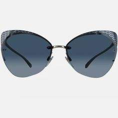 New Bvlgari Serpenteyes Bv 6096 Blue/Blue Shaded (2020/4l) Sunglasses Retail : $595.95 Always Best Prices ! 100% Authentic Bvlgari Sunglasses Or Your Money Back ! Cat Eye Gender Womens Frame Blue And Pale Gold Lens Graduated Dark Blue To Light Grey Products Name Bvlgari Sunglasses Bv6096 Lens Size 58mm-15mm-140mm Frame Material Metal Alloy (Metal) #Optical #Eyewearfashion #Eyewearblogger #Eyeweartrends #Eyeweardesign #Eyewearshop #Eyewearstyle #Optometrist #Eyeglasses #Eyewearlover #Eye Elegant Blue Sunglasses For Evening, Elegant Blue Sunglasses For Formal Occasions, Circular Sunglasses, Swarovski Sunglasses, Bvlgari Sunglasses, Designer Eyeglass Frames, Crystal Sunglasses, Prada Eyeglasses, Eyewear Trends