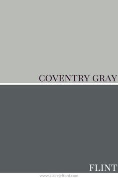 a gray and white color scheme with the words coventry gray