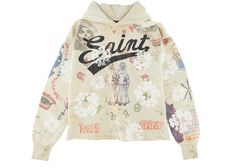 Buy and sell StockX Verified Saint Mxxxxxx streetwear on StockX including the Saint Mxxxxxx x Denim Tears Graffiti Hoodie Grey Men's and thousands of other streetwear clothing and accessories. Graffiti Hoodie, Light Grey Hoodie, Hypebeast Streetwear, Michael X, Denim Tears, Floral Hoodie, Saint Michael, Custom Denim, Nike Sb Dunk