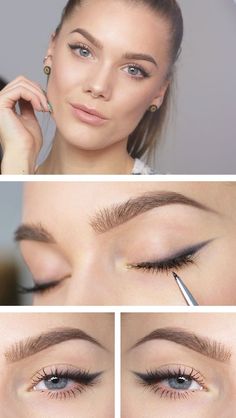 I love how these wings are soft and smudged and natural looking. Beautiful Everyday Eyeliner, Day Eye Makeup, Smudged Eyeliner, Eyeliner Tips, Doing Makeup, Eyeliner For Beginners, Makeup Secret