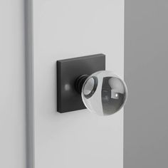 an object is mounted on the side of a door