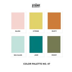 the color palette for stamp market