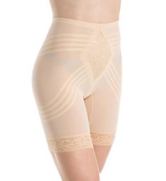 The Rago Long Leg Panty Girdle gives you firm control with its Shapette® power net fabric that has 2 way stretch. It features a tummy panel that shapes without discomfort. Exclusive contour bands for shaping waist, hips, and seat Exclusive split crotch for convenient opening Gripper stretch lace bottom eliminates thigh bind Flat sewn seams makes this girdle disappear under clothing Fabric content: 77% nylon, 23% Invista® Lycra® Style: 679 Beige Black Panty Girdle, Shapewear Tops, Compression Garment, Waist Trainer Corset, Net Fabric, Lace Hem, Long Legs, Stretch Lace, Sculptor