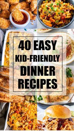 Kid Friendly Dinners, Dinner Ideas For Kids, Dinner Recipes Quick, Fast Dinner Recipes, Chicken Healthy, Family Friendly Dinners, Fast Dinners