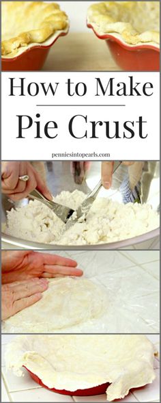 how to make homemade pie crust