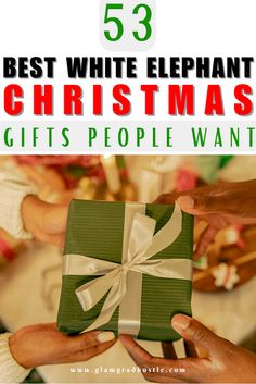 the best white elephant christmas gifts for people wanting to get one or more presents this year