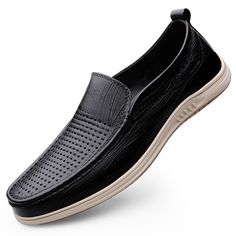 Occasion : Casual Upper-Genuine Leather Type : Cow Leather Fashion Element : Sewing Fit : Fits true to size, take your normal size Pattern Type : Solid Season : Summer Model Number : C3631107 Closure Type : SLIP-ON Feature : Breathable,Massage Shoes Type : Loafers Lining Material : NONE Insole Material : PU Outsole Material : Rubber Upper Material : GENUINE LEATHER Brand Name : MetrobertaItem Type : Casual Shoes Department Name : ADULT WHAT ABOUT REFUND? Fast refund,100% Money Back Guarantee. If Moccasins Mens, Leather Slip On Shoes, Popular Shoes, Driving Shoes, Genuine Leather Shoes, Safety Shoes, Leather Slip Ons, Mens Casual Shoes, Mens Shoes Sneakers