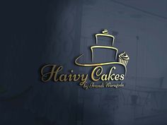 a logo for a cake shop called harry cakes by amanda mangela on behance