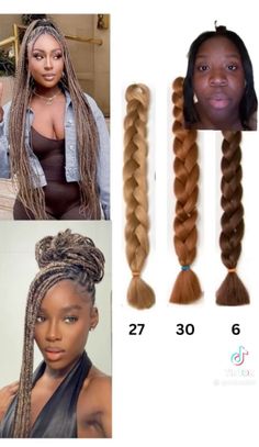 Coloured Braided Hairstyles For Black Women, Brown Blend Knotless Braids, Best Braids Colour Combo, Braids Hair Color For Black Women, Winter Braid Colors, Braids For Brown Skin Women, Knotless Braids Fall Colors, Blond Hair Braids Black Women