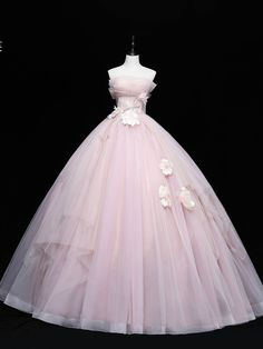 Long Sweet 16 Dresses, Pink Sweet 16 Dress, Pink Sweet 16, Pink Evening Gowns, Sweet 16 Dress, Pink Ball Gown, Tulle Party Dress, 16 Dress, Pink Formal Dresses