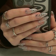 Of course! Please provide the description you would like optimized, and I'll craft a short excerpt for you. Ongles Goth, Acrylic Nails Stiletto, Ballet Nails, Chrome Nails Designs, Nagellack Trends, Fake Nails With Glue, Nail Length, Stick On Nails