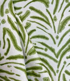 the green and white zebra print fabric is very soft