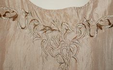 color is cafe au lait beautiful embroidery detail in front  shoulder to shoulder measured flat is 13 inches underarm to underarm measured flat is 18 inches overall length is 22 inches very cute and stunning in excellent condition! Elegant Sleeveless Tops With Intricate Embroidery, Elegant Sleeveless Top With Intricate Embroidery, All About Eve, Leather Cuts, Silk Tank Top, Silk Tank, Suede Pumps, Beautiful Embroidery, Embroidery Details