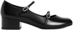 Classic Black Mary Janes For Formal Occasions, Black Block Heel Mary Janes For Formal Occasions, Black Mary Jane Block Heels For Formal, Black Block Heels With Buckle For Formal Occasions, Black Block Heels With Buckle Closure For Formal Events, Formal Black Mary Janes With Branded Heel, Classic Formal Block Heels With Buckle Closure, Classic Block Heels With Buckle Closure For Formal Occasions, Charles Keith