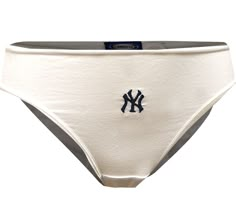 Crisp and classic! These panties for women feature the New York initials embroidered on the middle on a white background. Fans of the Bronx Bombers will love the classic fit and all-day comfort from the 95% cotton, 5% Spandex fabric. Perfect for the lady in your house that loves the Big Apple! Classic White Brief Bottoms, White Cotton Brief Bottoms, Classic Cotton Brief Bottoms, Clothes Encounters, New York Yankees Baseball, Best Friend Poses, Yankees Baseball, I Love New York, Friend Poses