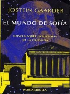 the book el mundo de sofia by josten gardirvier is on display