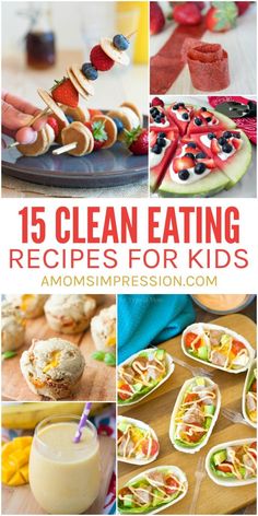 Clean Eating Recipes For Kids, Clean Eating Kids, Kid Snacks, Delicious Clean Eating, Kids Cooking, Kids Healthy, Diet Vegetarian