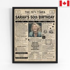 an old newspaper with the canadian flag in the background and text that reads, the 17th times