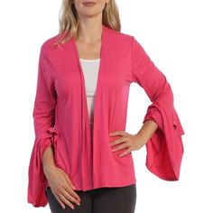 This double layer cardigan is perfect for everyday wear! From the office to lounging around the house, this cardigan is a cozy year round staple. Size: 2X. Color: Pink. Gender: female. Age Group: adult. Solid Color Open Front Relaxed Fit Cardigan, Solid Color Open Front Cardigan With Relaxed Fit, Solid Open Front Cardigan With Relaxed Fit, Trendy Solid Open Front Tops, Trendy Solid Color Open Front Tops, Solid Open Front Layering Top, Open Front Layering Top, Versatile Solid Color Wrap Cardigan, Versatile Solid Wrap Cardigan