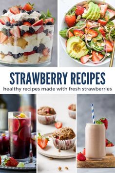 strawberry recipes that are made with fresh strawberries