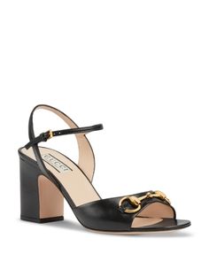 Gucci Women's Ankle Strap Horsebit High Heel Sandals Gucci Ankle Strap Heels With Gold-tone Hardware, Gucci Heels With Gold-tone Hardware For Evening, Gucci Heels With Gold-tone Hardware For Formal Occasions, Gucci Evening Heels With Gold-tone Hardware, Gucci Formal Heels With Gold-tone Hardware, Luxury Gucci Heels With Gold-tone Hardware, Open Heel Heels With Gold-tone Hardware For Evening, Gold-tone Open Heel Evening Heels, Luxury Sandals With Gold-tone Hardware And Ankle Strap