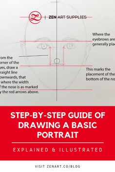 the step - by - step guide to drawing a basic portrait