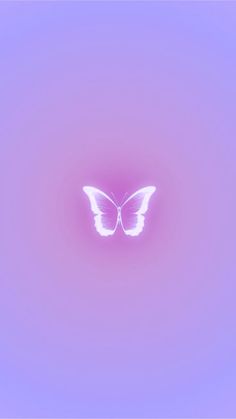 a pink and purple background with a butterfly in the center