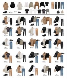 25 Winter Outfits Minimalist Wardrobe Capsule, Bulletin Journal, Capsule Wardrobe Casual, Capsule Wardrobe Women, Capsule Wardrobe Outfits, Fashion Capsule Wardrobe, Europe Outfits, Winter Fashion Outfits Casual, Clothes And Shoes