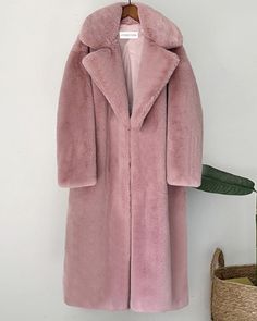 zurich pink oversized faux fur coat | furever faux fur Trendy Long Fur Coat With Faux Fur Lining, Trendy Long Coat With Faux Fur Lining, Oversized Spring Fur Coat With Faux Fur Trim, Oversized Fur Coat With Faux Fur Lining, Oversized Faux Fur Trim Coat For Spring, Oversized Faux Fur Coat For Fall, Chic Solid Faux Fur Outerwear, Solid Color Faux Fur Coat For Winter, Trendy Long Faux Fur Coat