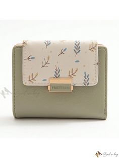 Bird in Bag - 2023 New Korean PU Soft Womens Clutch Bag - Versatile Green Short Wallet with Multi-functional Clamshell Design for Students and Coin Storage Green Portable Wallet For Daily Use, Portable Green Wallet For Daily Use, Cute Small Wallets, Womens Clutch, Simple Wallet, Cute Wallets, Minimalist Pattern, Large Sweaters, Short Wallet