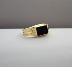 10K Gold Mens Ring, Gemstone Wedding Men Rings, 14K Gold Onyx Men Ring, 18K Gold Black Onyx Stone Rings, Gold Gift Ring Black Onyx Ring Men, Gold Mens Ring, Onyx Ring Men, Gemstone Wedding, Men Rings, Black Onyx Stone, Men Ring, Rings Gold, Black Onyx Ring