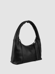 SONYA LEE | USHA | SHOULDER BAG | HANDMADE IN CANADA Sonya Lee Bag, Minimalist Shoulder Bag, Quiet Luxury, The Quiet, Evening Attire, Soft Black, Bags Designer, Cross Stitch, Black Leather