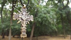 "A copy of the historical findings. The Cossack cross. 16-18 century Description: Double-sided pendant Metal: bronze or silver 925 Weight: approx. 9 g Size: approx. 5,5 x 3,4 cm \\ 2,16\" x 1,33\" Hole size: 2 mm \\ 0,07'' The product will be shipped complete with a cotton cord black color. *The color of real item may be a little different from the pictures due to the display of screen. Bronze - metal, which over time can oxidize and darken on the air. All my creations are intentionally patinate Pectoral Cross, Necklace Christian, Christian Cross, Bronze Metal, Cotton Cord, Cross Pendant, 18th Century, Silver 925, Black Color