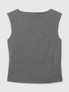 Modern Boatneck Top Gap Stretch Seamless Tops, Gap Cotton Tops For Layering, Sleeveless Gap Tops For Everyday, Gap Stretch Cotton Tank Top, Gap Sleeveless Tops For Everyday Wear, Sleeveless Everyday Tops By Gap, Stretch Cotton Tank Top By Gap, Gap Cotton Stretch Tank Top, Early 2000s Fashion