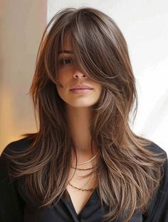 53 Trendy Long Layered Haircuts for 2024 Straight Hairstyles Layers Medium, Long Haircuts For Long Faces, Long Bob Hairstyles For Fine Hair With Bangs, Low Maintenance Fringe, Thick Long Layered Hair, 2024 Hair Cuts Women Long, Long Layered Hairstyles With Bangs, Fine Long Hair Cuts, Long Hairstyles With Layers Over 40