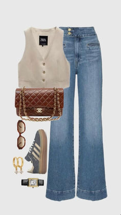 Lunch With In Laws Outfit, Elegant Outfit With Sneakers, Trendy Outfits 2024, Jeans Outfit Classy, Casual Chic Style Outfits, Classy Jeans Outfit, Diva Chic, Outfit Ideas Classy, Dinner Outfit Ideas