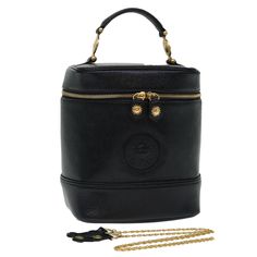 Brand : Versace Color : Black Material : Leather Size(Cm) : W19cm X H23cm X D12cm(Approx) Size(Inch) : W7.5 X H9.1 X D4.7inch(Approx) Style : Hand Bag Accessory : Dust Bag Product No. : - Serial No. : - Made In : Italy Rank : B Sku : Am6048 Condition : Outside : Surface : Lose Shape , Slight Rubbing Handle : Slight Rubbing Metal Fittings : Slight Scratches Inside : Slight Rubbing Pocket : Slight Rubbing Corners : Slight Rubbing Odor : There Is Keeping(Storage) Smell. Other Remarks : - Luxury Black Box Bag For Daily Use, Luxury Black Box Bag For Travel, Luxury Black Box Bag With Detachable Handle, Luxury Black Evening Bag With Detachable Handle, Black Luxury Box Bag For Everyday, Luxury Black Evening Bag For Business, Timeless Black Box Bag With Gold-tone Hardware, Luxury Black Shoulder Bag With Case, Luxury Black Box Bag With Gold-tone Hardware