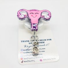 Badge reels are fun accessories for your ID tags, scrubs, shirt pockets, belt loops, lanyards and more. They make super fun and useful gifts for any person in any profession. A great gift choice for nurses, teachers, medical staff, office staff, and anyone who is required to wear a badge! Badge reels made from high quality acrylic, permanent vinyl, and sealed with UV Resin for added protection. Acrylic topper is 2” in height or width and is attached with an industrial low profile dual lock tape. This makes it easy to replace the reel after wear and tear while saving topper. This also allows for your reel to be interchangeable if you’d like to swap them out for other designs! REELS: Most badge reels will come with an ALLIGATOR SWIVEL SPRING CLIP, but you may receive one that has a BELT/SLID Adjustable Purple Badge Holders As Gift, Adjustable Novelty Pink Badge Holders, Personalized Purple Badge Reel For Gift, Personalized Purple Badge Reel As Gift, Personalized Purple Badge Reel Gift, Retractable Badge Reel, Permanent Vinyl, Uv Resin, Id Tag