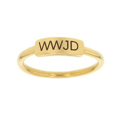 WWJD Bar Ring Wwjd Ring, Christian Rings, Gold Bar Ring, Christian Ring, Christmas Lists, 12 Birthday, Body Decor, Surf Jewelry, Trendy Bar