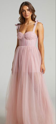 Prom Season Midi Dress With Corset Back, Pink Maxi Dress With Ruched Sweetheart Neckline, Elegant Strapless Prom Dress With Tulle Skirt, Fitted Tulle Ball Gown With Boned Bodice, Sweetheart Neckline Tulle Evening Dress For Gala, Fitted Strapless Dress With Tulle Skirt For Gala, Fitted Tulle Mesh Dress For Prom, Floor-length Corset Dress With Boned Bodice For Prom, Evening Dress With Boned Bodice In Tulle