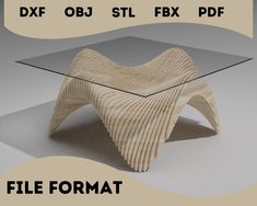 Parametric Coffee Table Design | Digital Download | DXF, OBJ, STL, FBX Formats Enhance your space with this unique and modern parametric coffee table design! Perfect for DIY enthusiasts, designers and makers, this digital file set provides everything you need to create a stunning statement piece for your home or office. Design Details: Dimensions: 78,8x78,8 cm| Height: 42,2 cm  Composition: 53 individual 8 mm thick panels spaced 6 mm apart for a stylish layered look Materials: Ideal for wood, ac Design Coffee Table, Parametric Design, Diagram Design, Wooden Coffee Table, Design Coffee, Bespoke Furniture, Coffee Table Design, Wooden Furniture, Cnc Machine