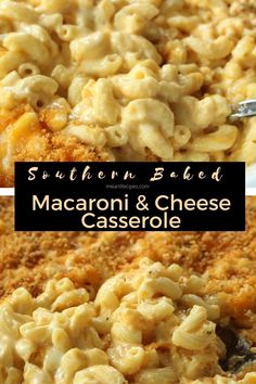 Southern style macaroni and cheese casserole, smothered in a homemade creamy cheese sauce, and layered with tons of cheese! Best Southern Mac And Cheese, Southern Macaroni And Cheese, Macaroni And Cheese Casserole, Southern Mac And Cheese, Creamy Cheese Sauce, Veggie Side Dish Recipes