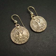 "Handmade antiqued dainty birthday gift Scorpio earrings. This charm has the phoenix protecting the Scorpio. Handmade antiqued bronze coin charm with the zodiac sign of Scorpio for people born between October 24 to November 22. Scorpio are: Resourceful, Brave, Passionate, Stubborn, True Friend. The concept of the zodiac originated in Babylonian astrology, and was later influenced by Hellenistic culture. According to astrology, celestial phenomena relate to human activity on the principle of \"as Symbolic Earrings With Oxidized Finish For Gift, Antique Gold Oxidized Jewelry As A Gift, Antique Gold Oxidized Jewelry For Gifts, Antique Gold Oxidized Jewelry Gift, Silver Earrings With Coin Pendant As Gift, Silver Earrings With Coin Pendant For Gift, Coin Pendant Medallion Earrings For Gift, Antique Silver Antique Style Earrings For Gift, Ornate Antique Finish Earrings As Gift