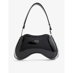 Find DIESEL Play Faux-leather Shoulder Bag on Editorialist. The Diesel faux leather shoulder bag is crafted from 100% polyurethane. The bag features a zip top closure, a structured shape, a shoulder strap, a brand metal plaque at the front, one main compartment, a slip pocket at the interior, silver-toned hardware, and a patent finish. The bag measures 16cm in height, 29cm in width, 6.5cm in depth, and has a handle drop of 22cm. It comes with a dust bag. Wipe with a clean, dry cloth. Diesel Shoulder Bag, Metal Plaque, Zip Top, Leather Shoulder Bag, Dust Bag, Shoulder Strap, Faux Leather, Things To Come, Shoulder Bag