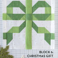 block 5 christmas gift quilt pattern